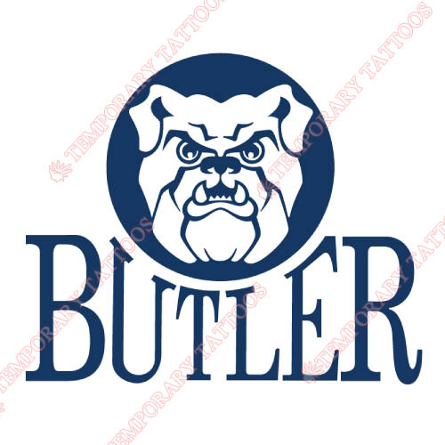Butler Bulldogs Customize Temporary Tattoos Stickers NO.4047